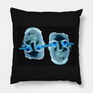 Blind to reality Pillow