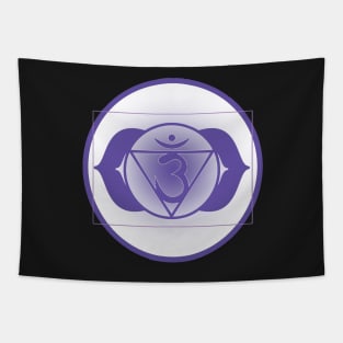 Open up your Third-Eye Chakra- Light Blue Tapestry