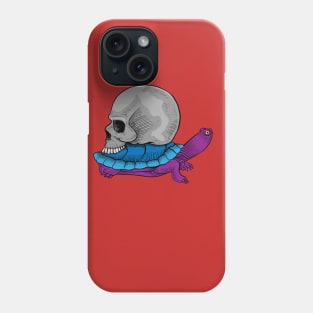 Turtle Skull Hand Drawn Phone Case