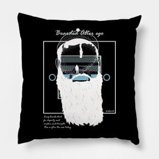 Bearded Alter ego version 6 Pillow