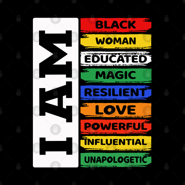 I'm Black Woman - African American Women Pride Juneteenth by Pizzan