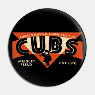 Throwback Chicago Cubs 2 by Buck Tee Pin