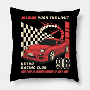 Retro Street Racing Club Pillow