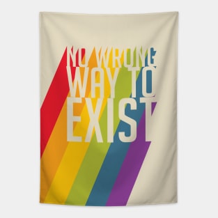 LGBT Pride No Wrong Way to Exist Tapestry