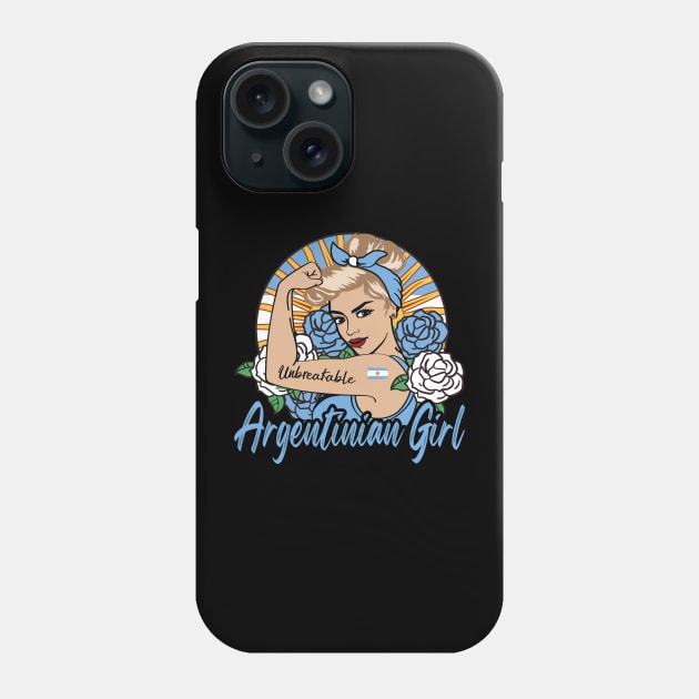 Argentinian Girl Phone Case by JayD World