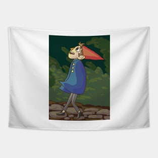 Wirt Got Spooked- Over the Garden Wall Tapestry