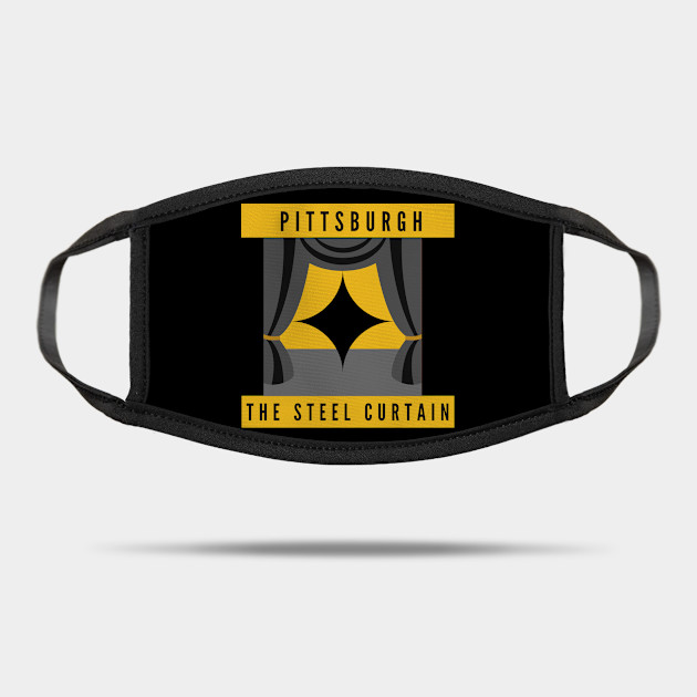 Pittsburgh Steel Curtain Football Steelers Shirt Gifts Pittsburgh Mask Teepublic