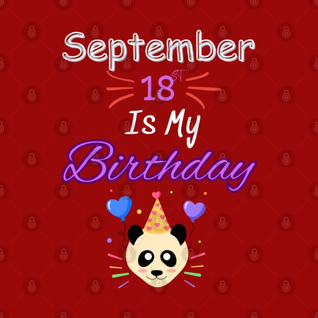 september 18 st is my birthday by Oasis Designs