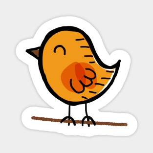 Little cool and cute bird Magnet