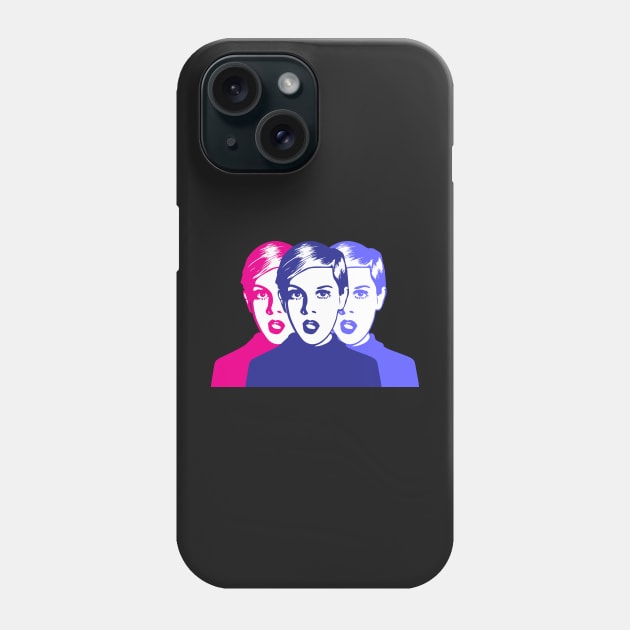 Triple Twiggy | Pop Art Phone Case by williamcuccio