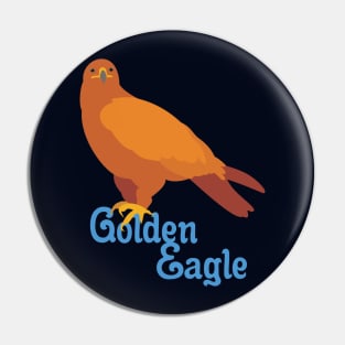 Majestic Golden Eagle Pin