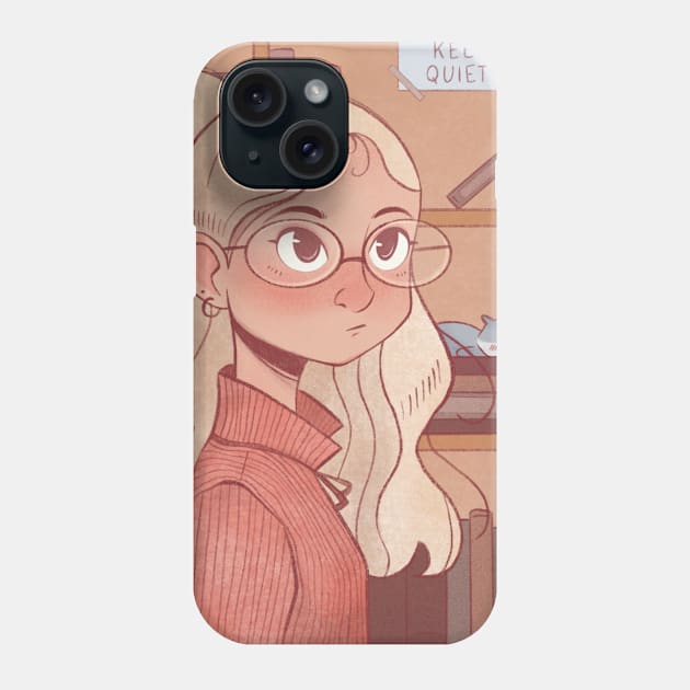 Smart girl Phone Case by dariko art