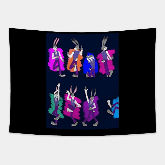 Strut! Tapestry by Dapper Rabbit