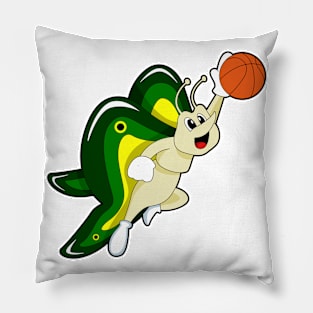 Butterfly at Basketball Sports Pillow