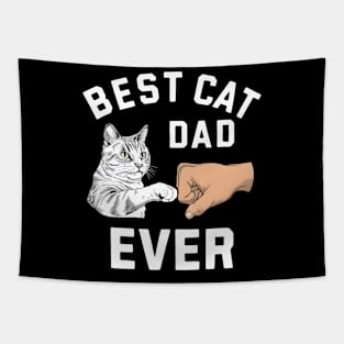 Best Cat Dad Ever: Cool Daddy Cat Tapestry