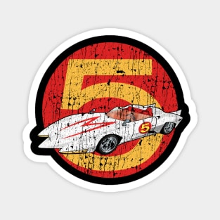 Mach 5 Speed Racer Car Vintage Magnet