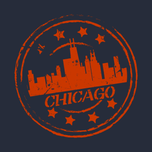 Chicago Illinois Post Stamp T-Shirt