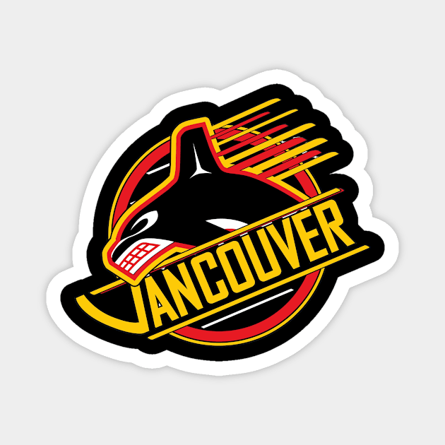 Vancouver Canucks Magnet by Jedistudios 