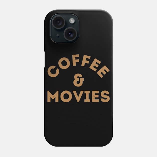 Coffee & Movies Phone Case by cowyark rubbark