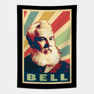 Alexander Graham Bell Vintage Colors Tapestry