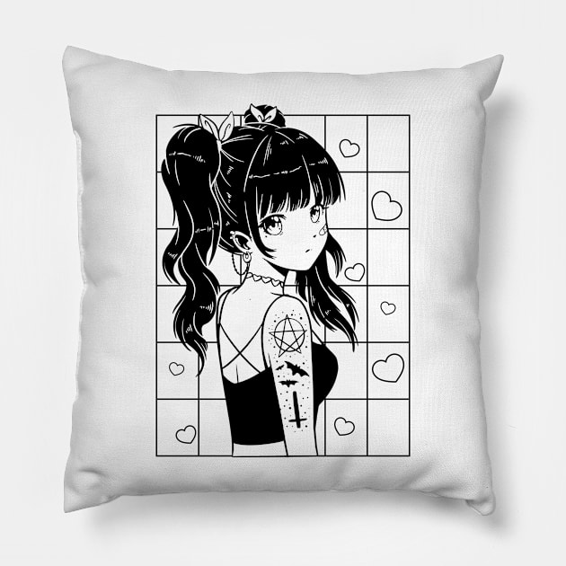 Anime Girl Pillow by PlimPlom