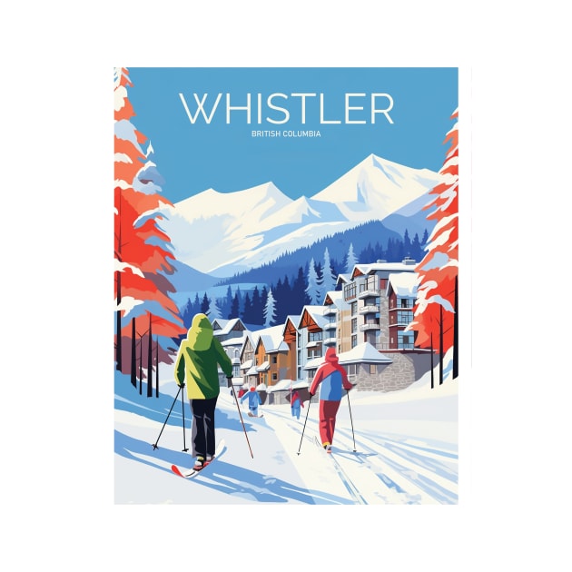 WHISTLER by MarkedArtPrints