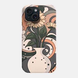 Sunflower in vase Phone Case