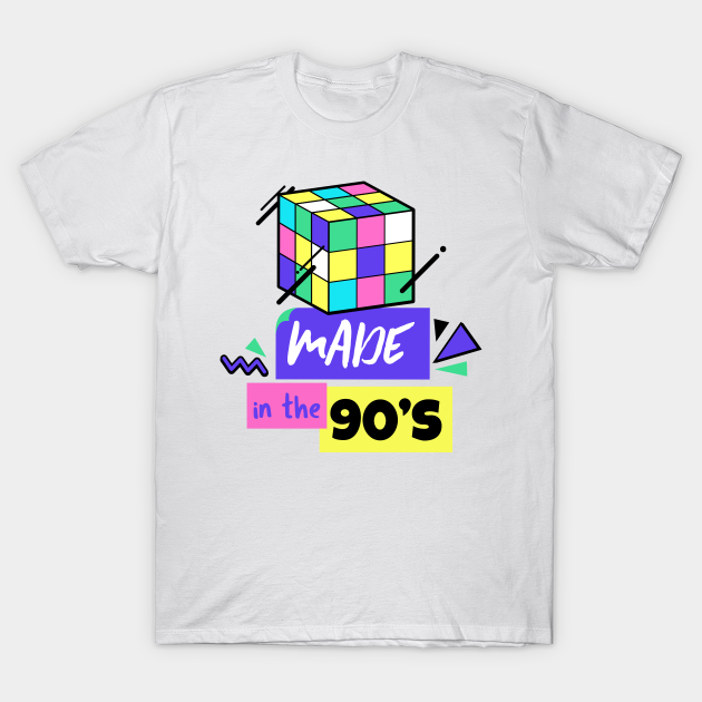 Discover Made in the 90's - 90's Gift - 90s Nostalgia - T-Shirt