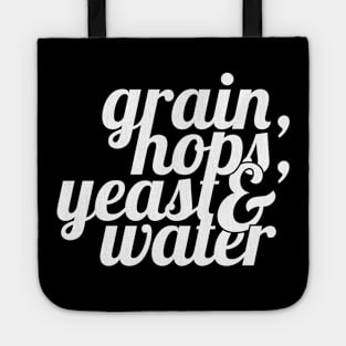 The Home Brewer's Ingredient List Tote