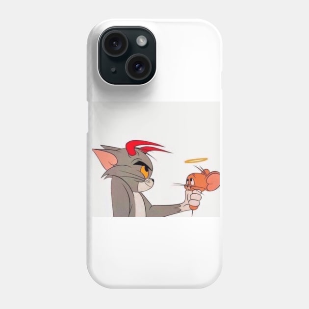 Angel vs Devil Phone Case by pw