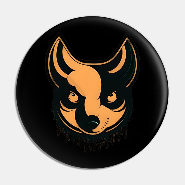 Scary Animal Pin by Gameshirts