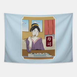 Sushi Train Tapestry