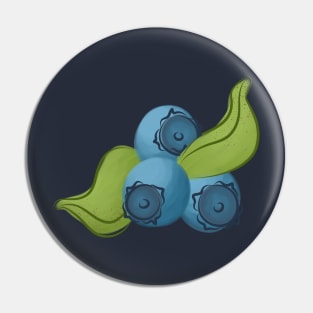 Blueberries Pin