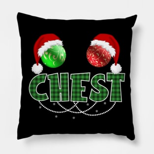 Funny Chest Nuts Couples Christmas Chestnuts Pillow