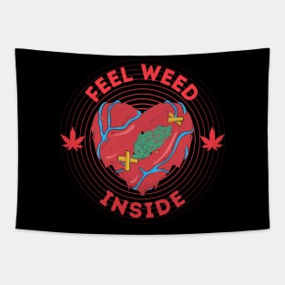 Weed - Heart Tapestry