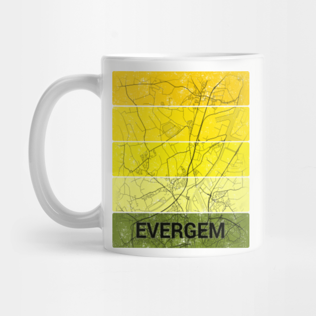 Evergem Belgium België Belgique City Map - Evergem - Tasse ...