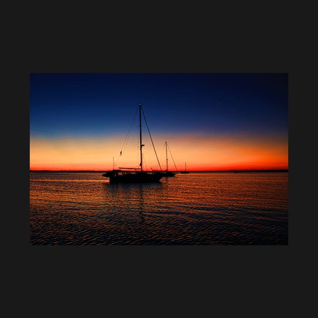 Sailboat Sunset by tgass