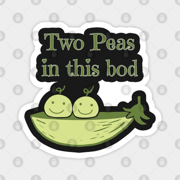 Funny Twin Pregnancy Magnet by MedleyDesigns67