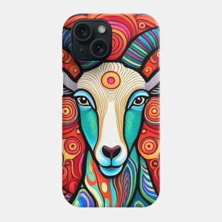 Bill the Quirky and Colorful Goat Phone Case