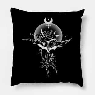 Dimitrescu daughters inspired symbol Tattoo WHITE Pillow