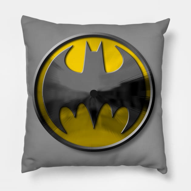 BAT - HUBCAP Pillow by ROBZILLA