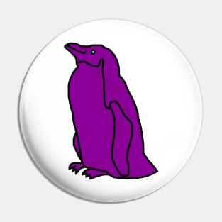 Purple Penguin Pin