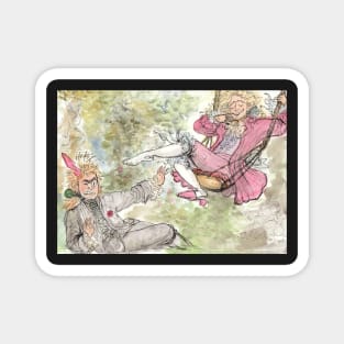 Axis Powers Hetalia FrUK x Fragonard Magnet