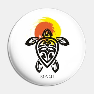 Tribal Turtle, Maui Sun Pin