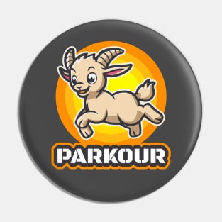 Yard Goat Parkour Pin