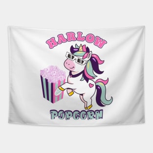 Harlow And Popcorn Funny Popcorn The Pony Tapestry