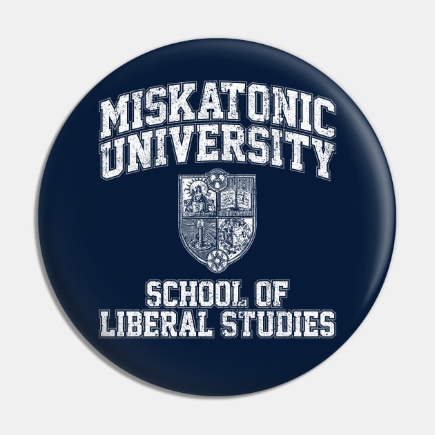 Miskatonic University School of Liberal Studies Pin by huckblade