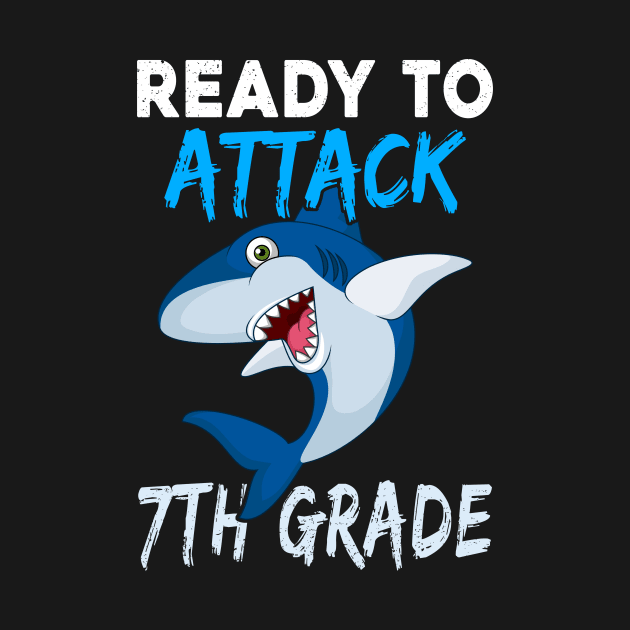 Shark Kids Ready To Attack 7Th Grade Boys Back To School by kateeleone97023