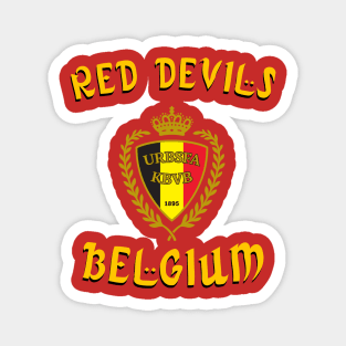 Belgium the red devils national teams fans Magnet