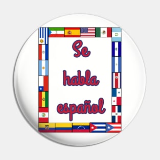 Se habla español Pin